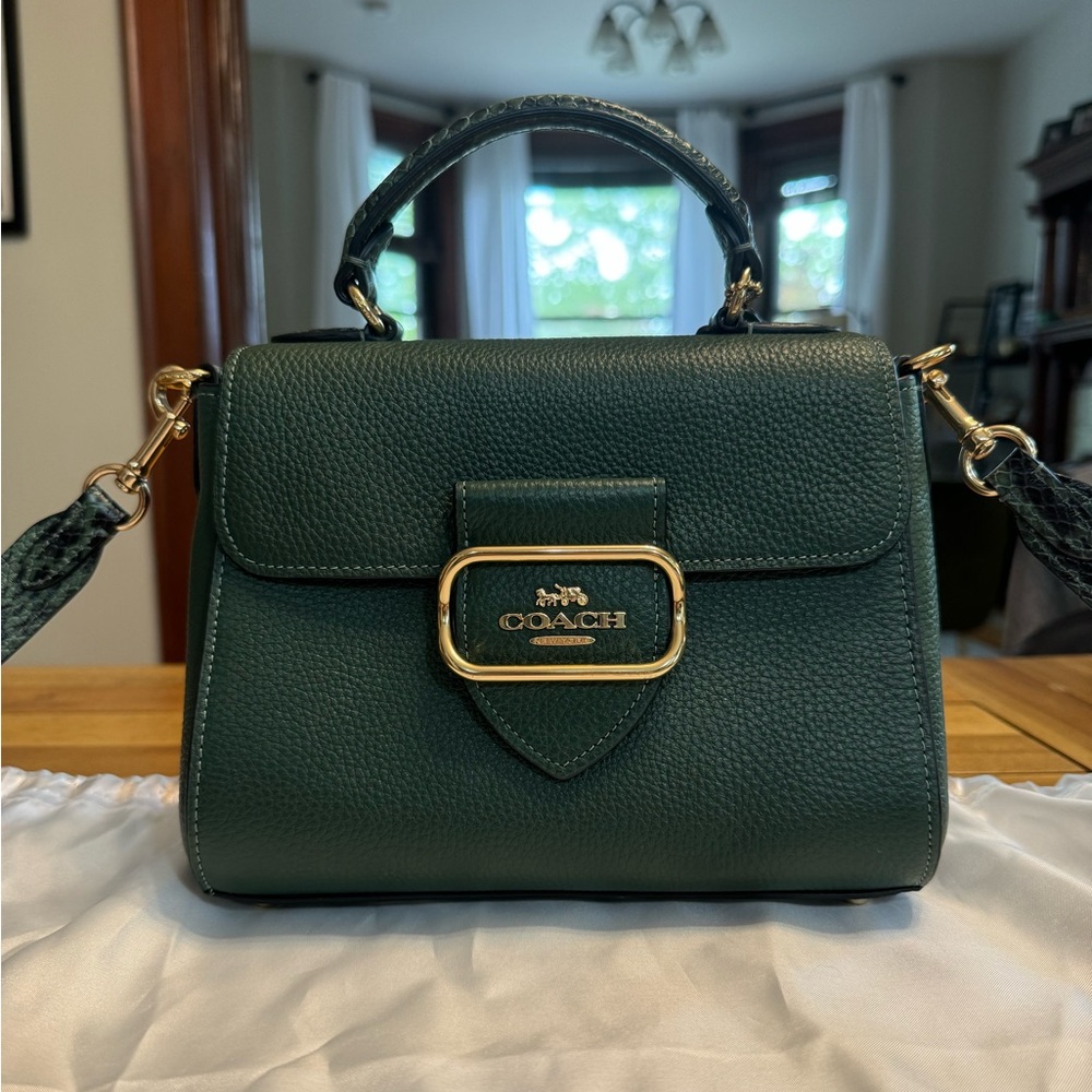 Green Coach Morgan Top Handle